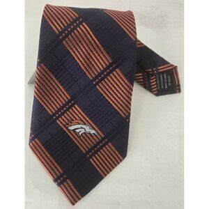 NWT Denver Broncos Official NFL Merchandise Striped Standard Length Tie Fanatic